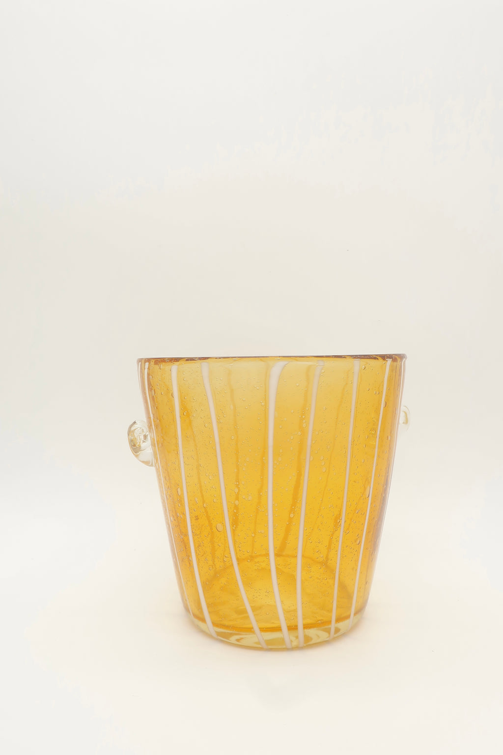 1970s Italian Murano Venini Glass Ice Bucket