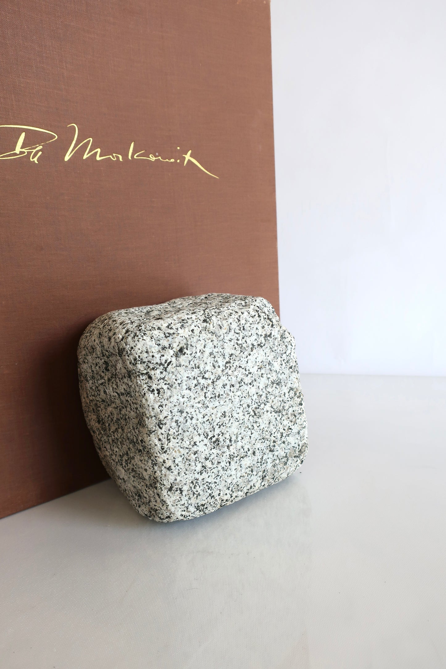 Cube Rock Bookend