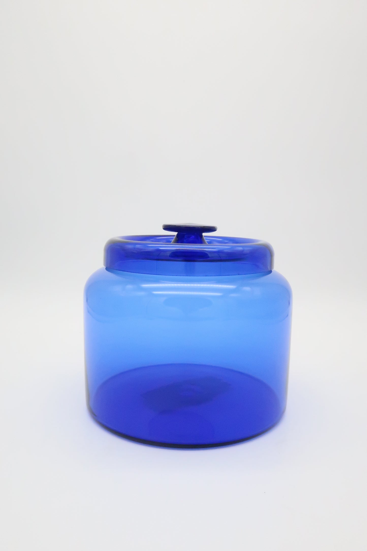 1970's Cobalt Blue Canister