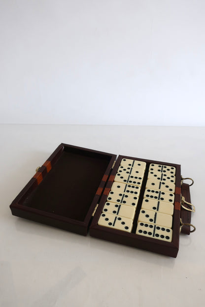 Leather Domino Set