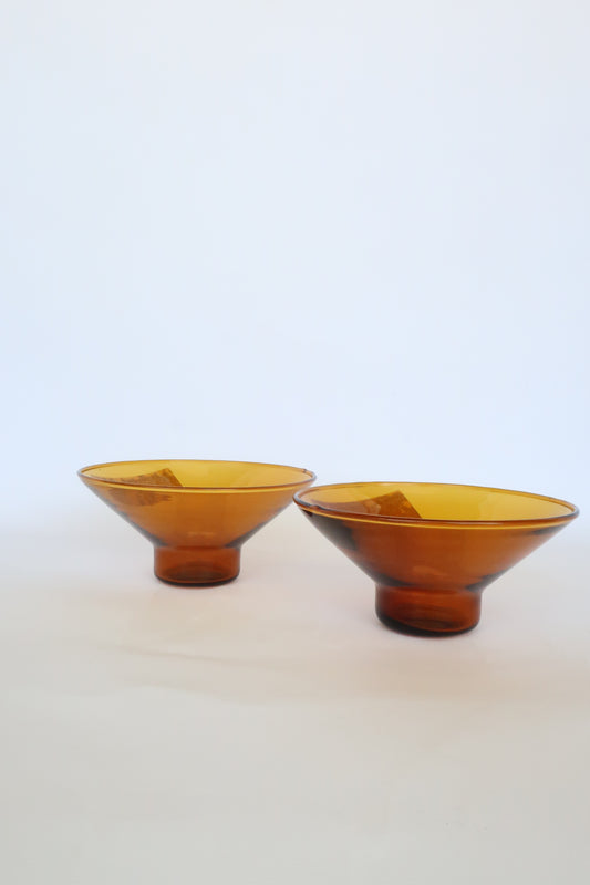 Amber Votive Candle Holder