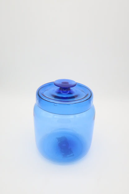 1970's Cobalt Blue Canister