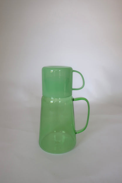 Green Bedside Carafe Pitcher