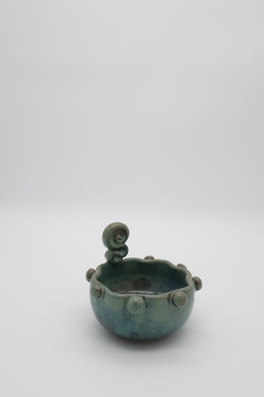 Ceramic Green Catch-all Bowl