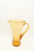Handblown Amber Pitcher