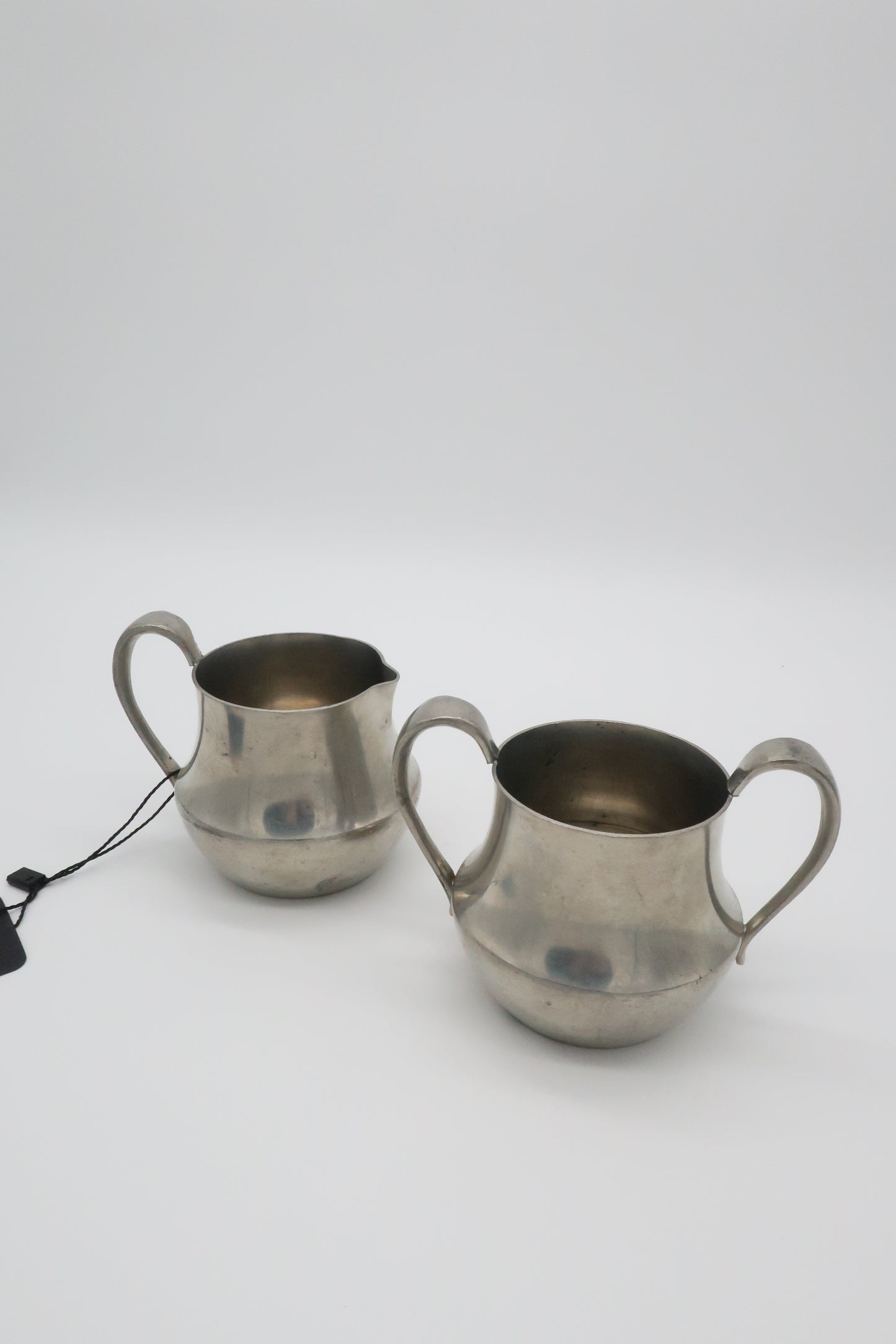 Pewter Sugar & Creamer Set