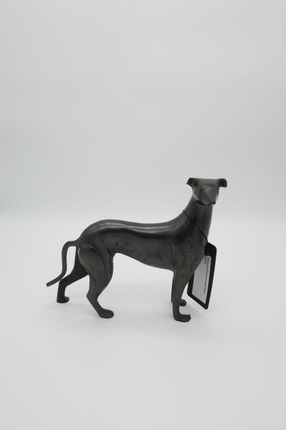 Italian Greyhound Bronzed Statue