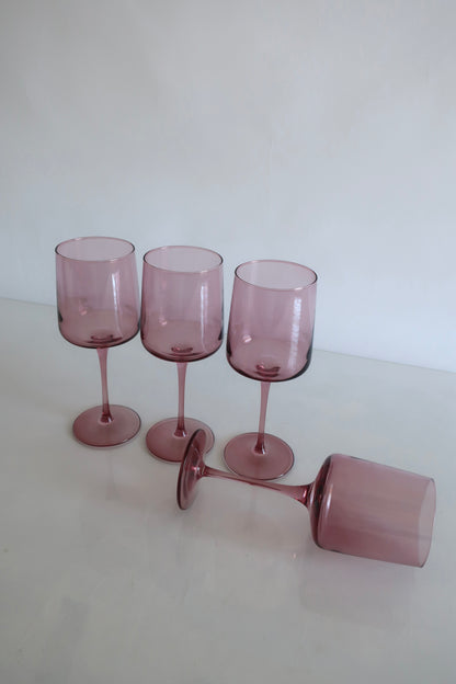 Amethyst Wine Glasses