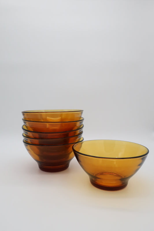 Arcoroc Amber Soup Bowls