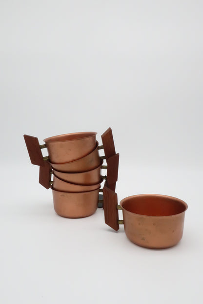 MCM Driburg Kristall Copper Cups