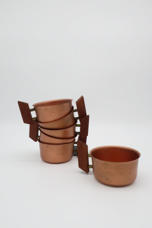 MCM Driburg Kristall Copper Cups