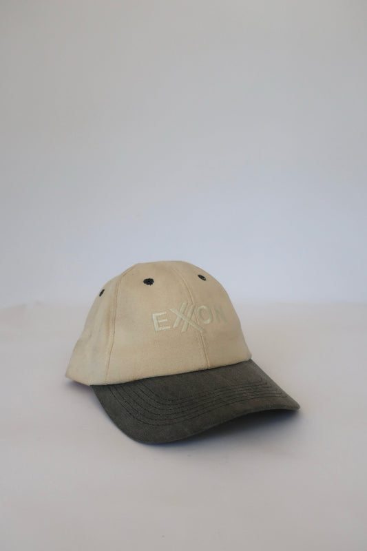 Grey & Cream Exxon Hat