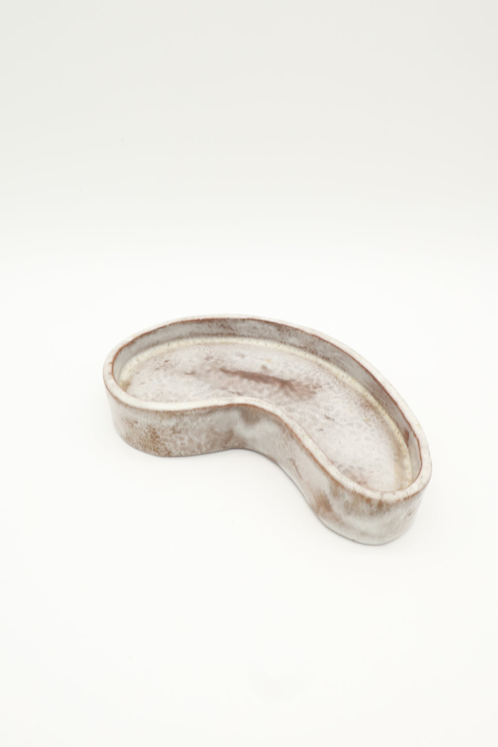 Handcrafted Ceramic Boomerang Catch-all