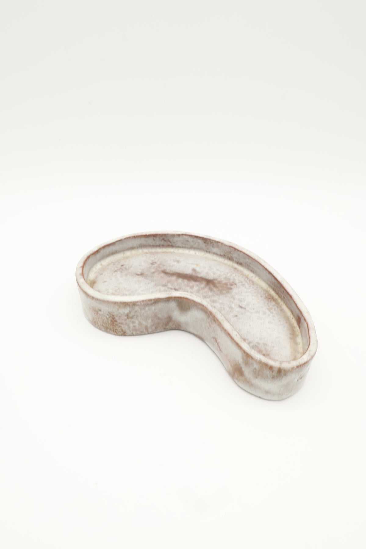 Handcrafted Ceramic Boomerang Catch-all