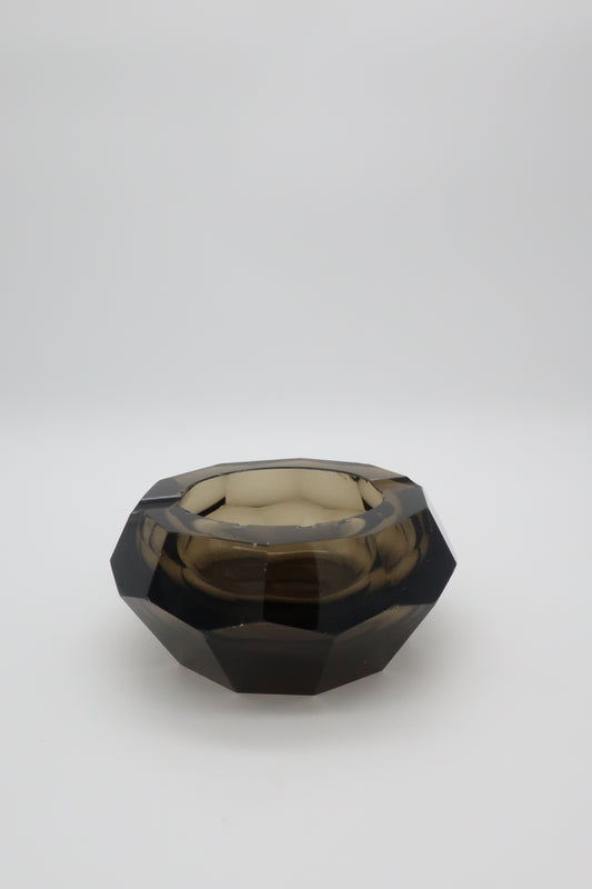 Moser Art Deco Brown Ashtray