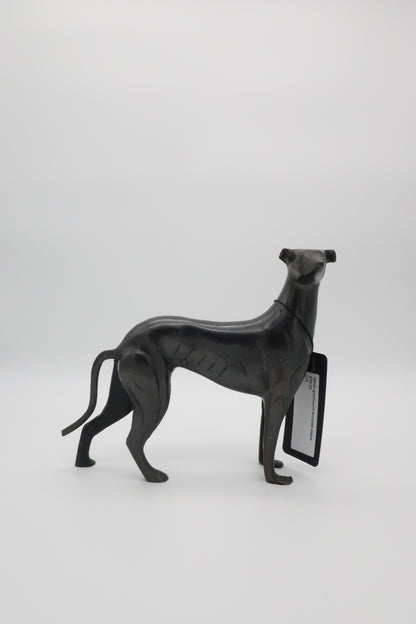 Italian Greyhound Bronzed Statue