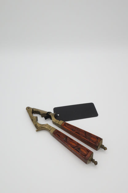 Brass & Wooden Nut Cracker