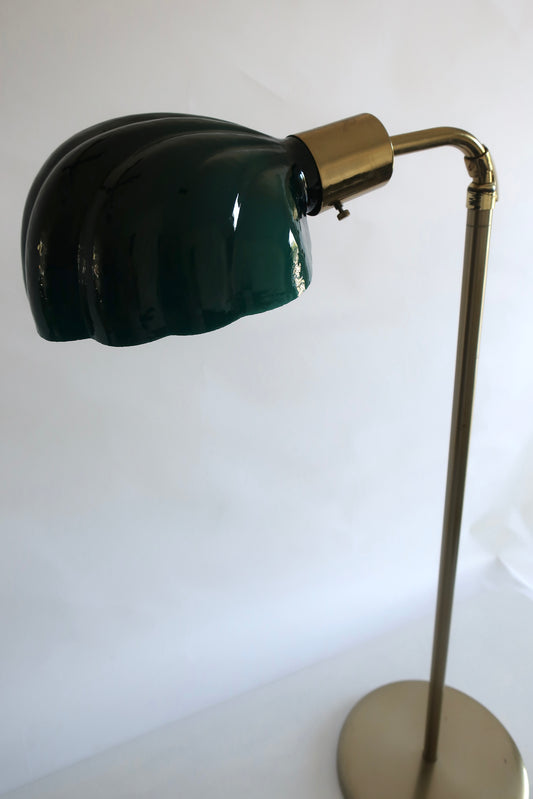 Juniper Glass & Brass Clam Shell Lamp