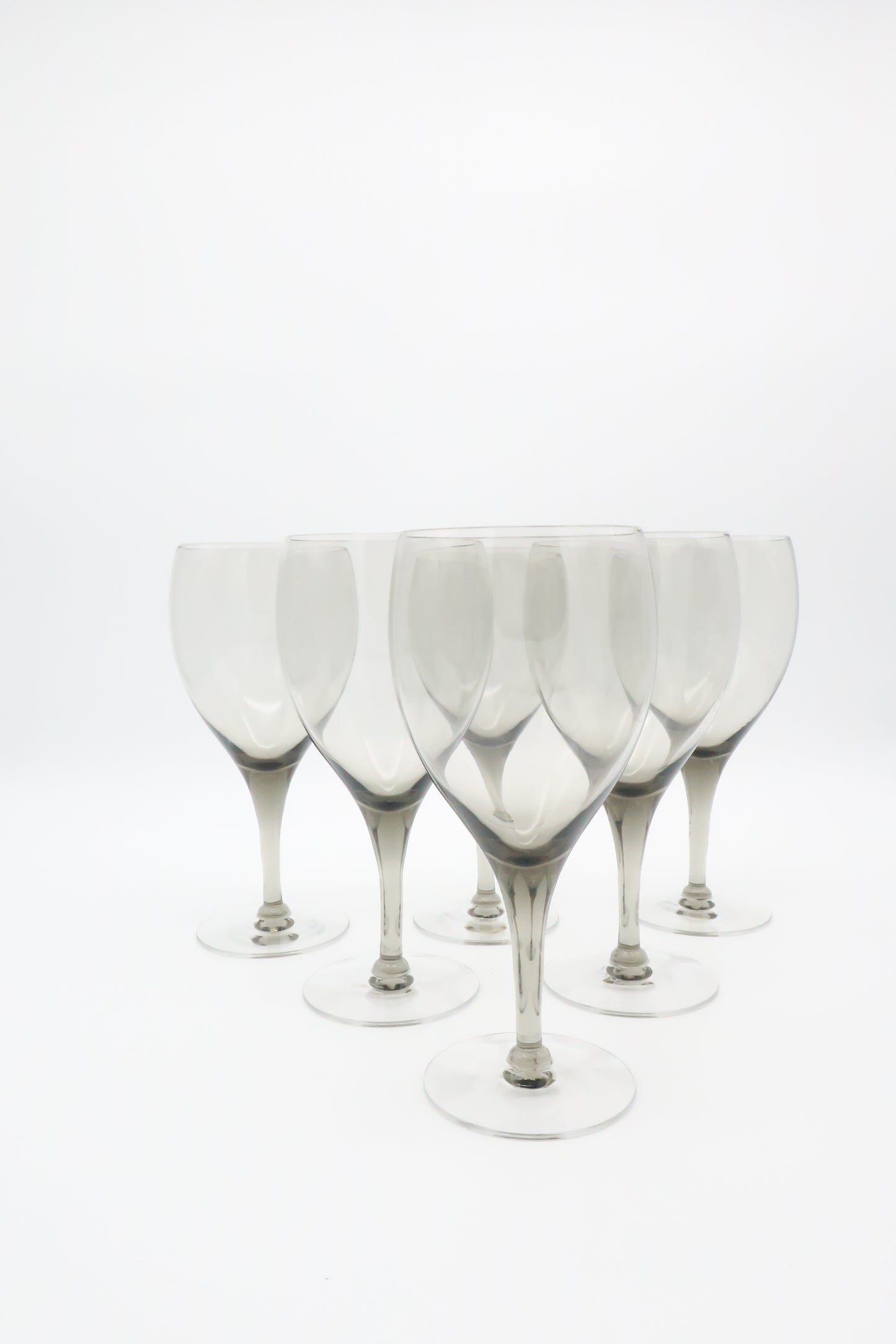 Smokey Grey Wine Glasses