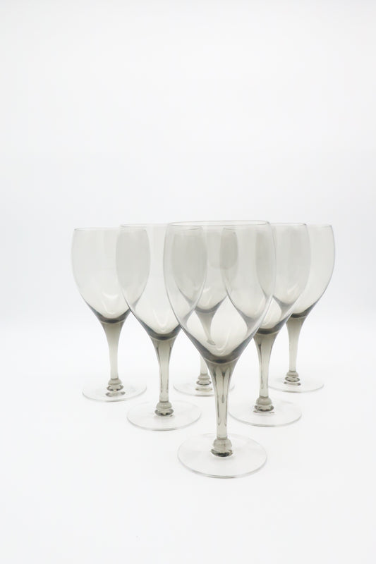 Smokey Grey Wine Glasses