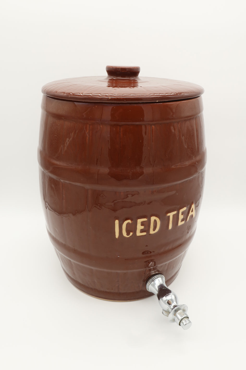1970s Ceramic Iced Tea Dispenser Crock