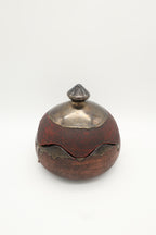 Lidded Glazed Terracotta Catch-all