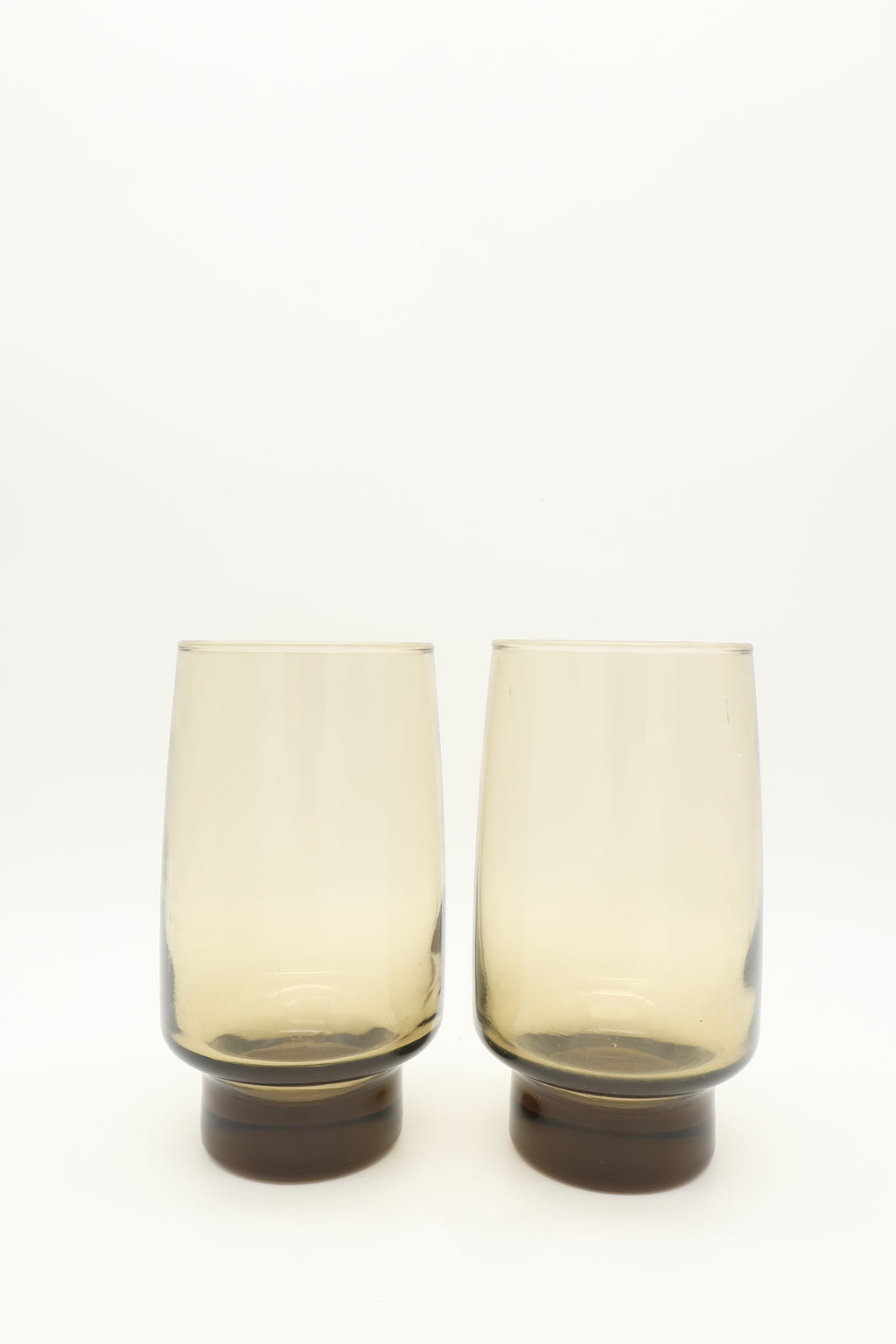 1970s Libbey Tawny Brown Tumblers