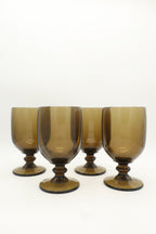 1970s Imperial Hoffman Brown Goblets
