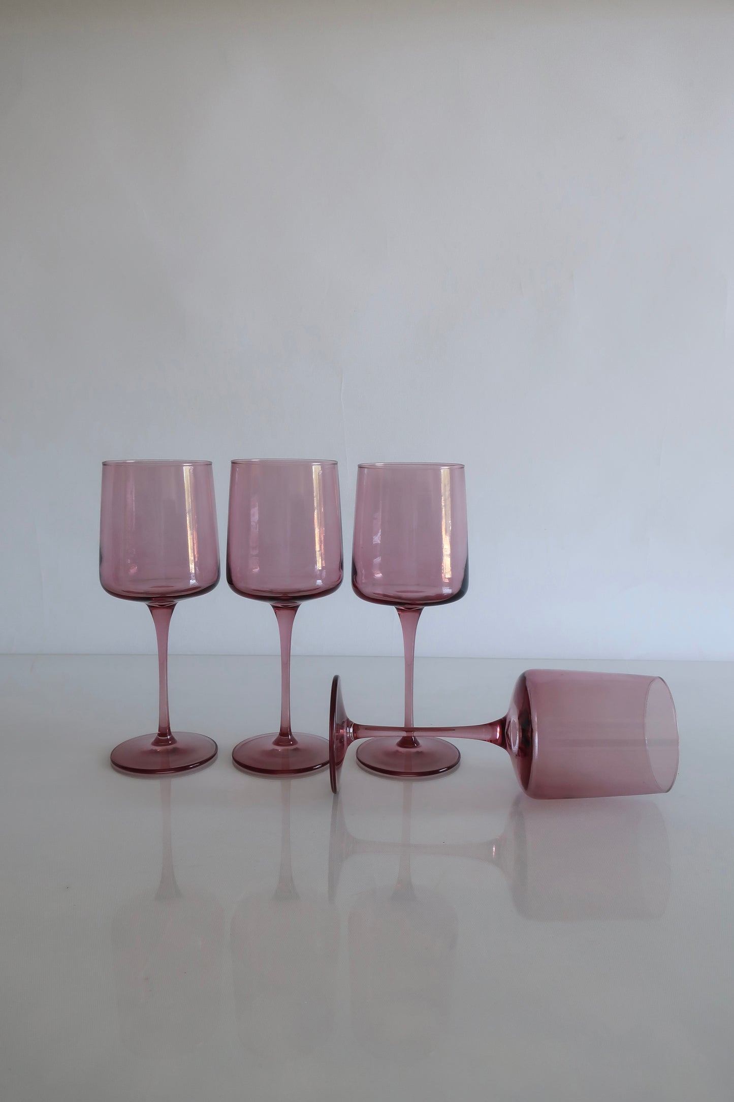 Amethyst Wine Glasses