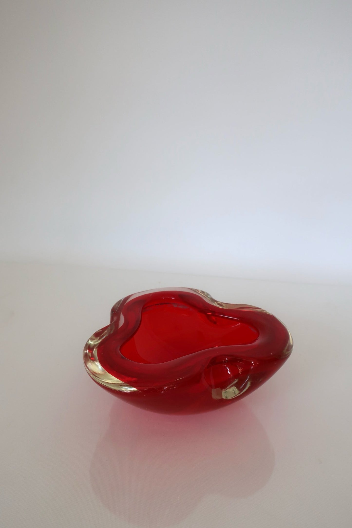 Murano Red Ashtray