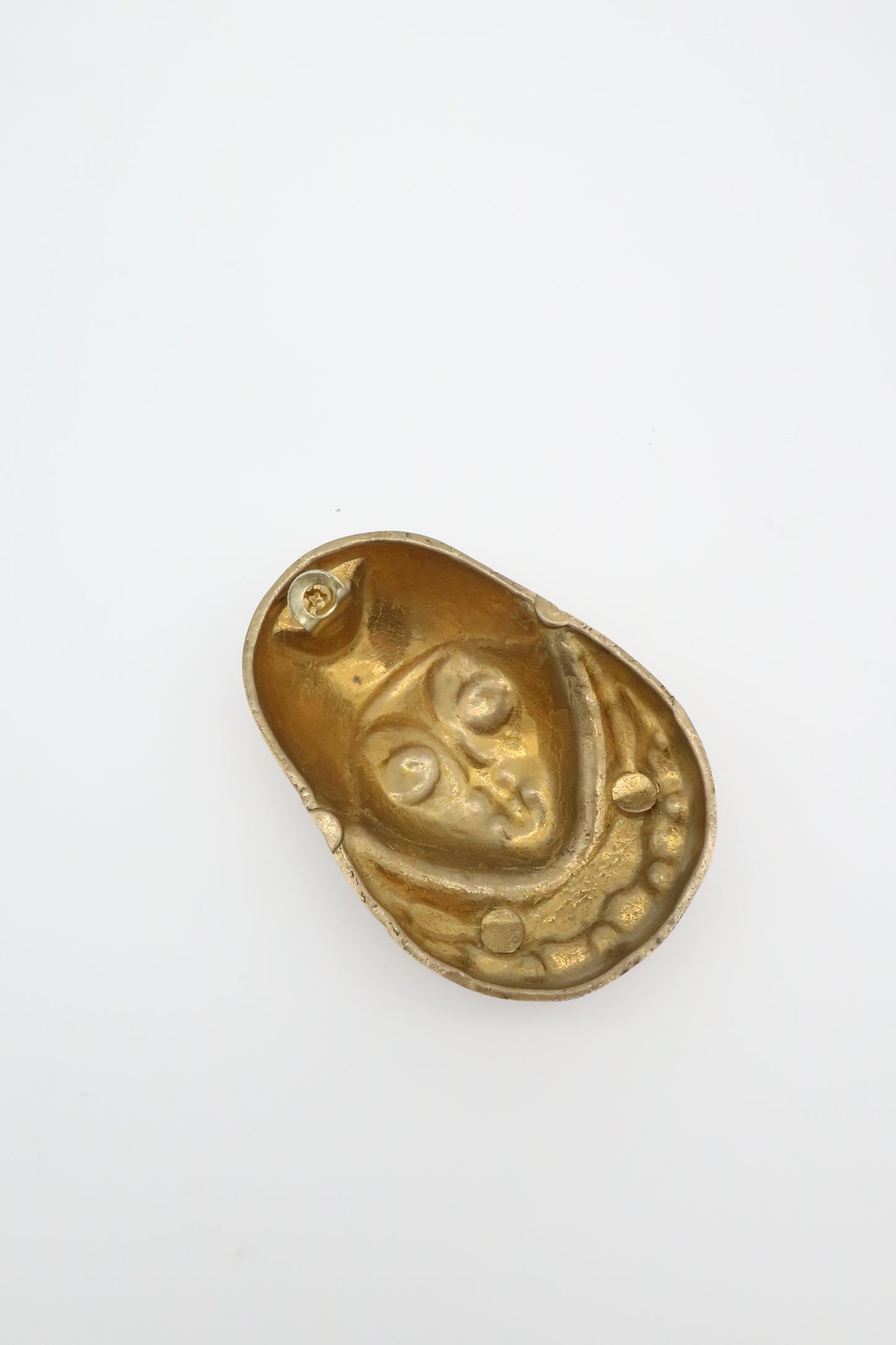 Brass Harlequin Clown