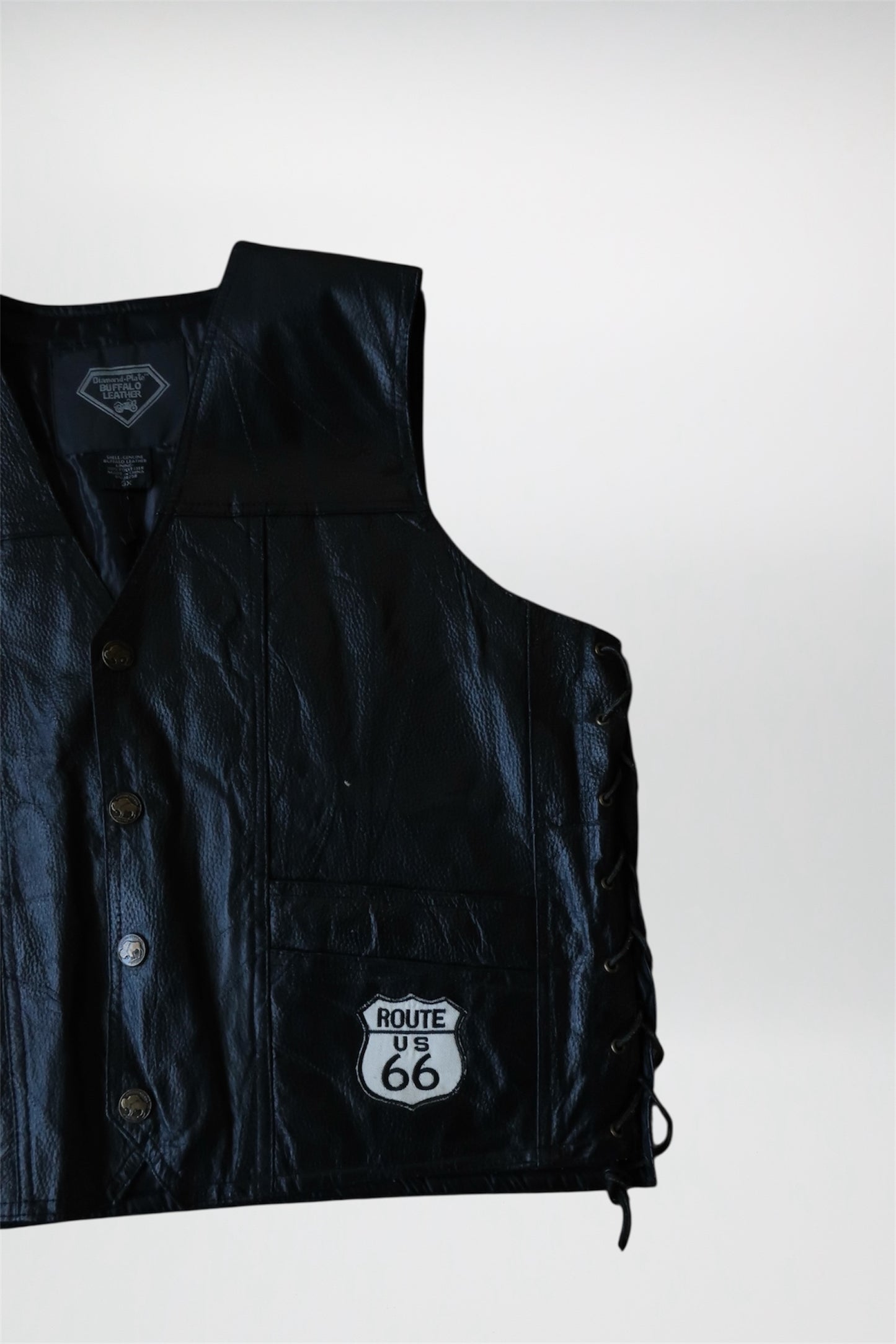 Route 66 Leather vest