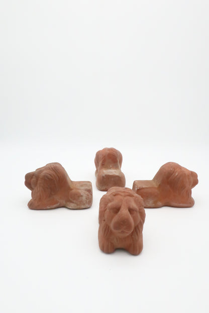 Terracota Lion Pot Feet