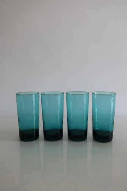 Teal Highball Tumblers