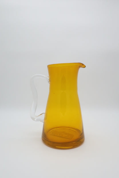 Yellow Squiggle Pitcher