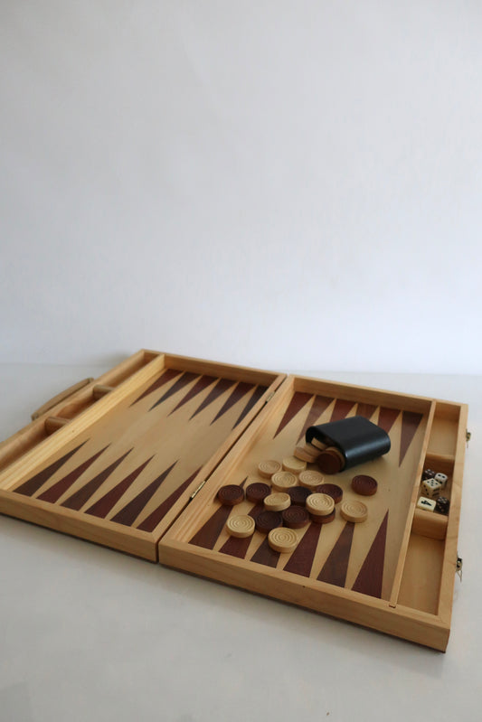 Wooden Backgammon Set