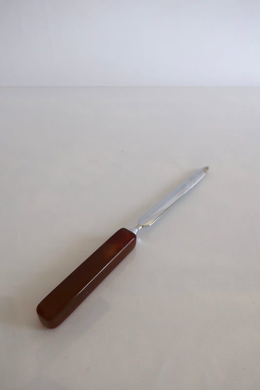 Lucite & Silver Letter Opener