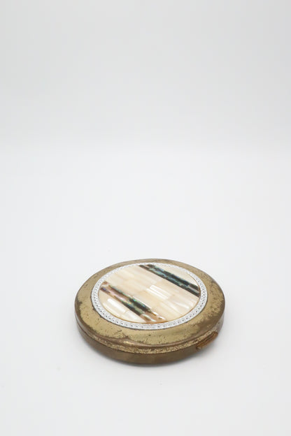 1950’s Brass Compact Mirror