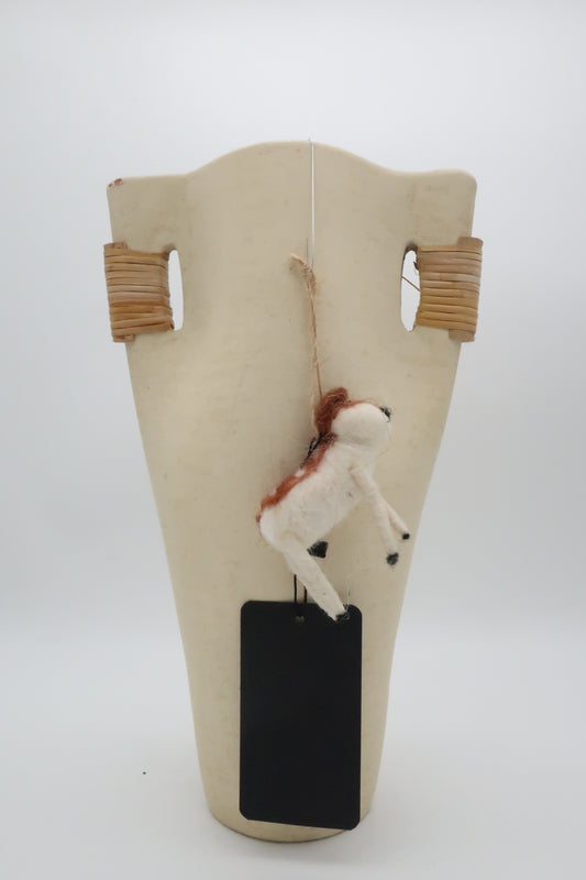 Felted Deer Ornament