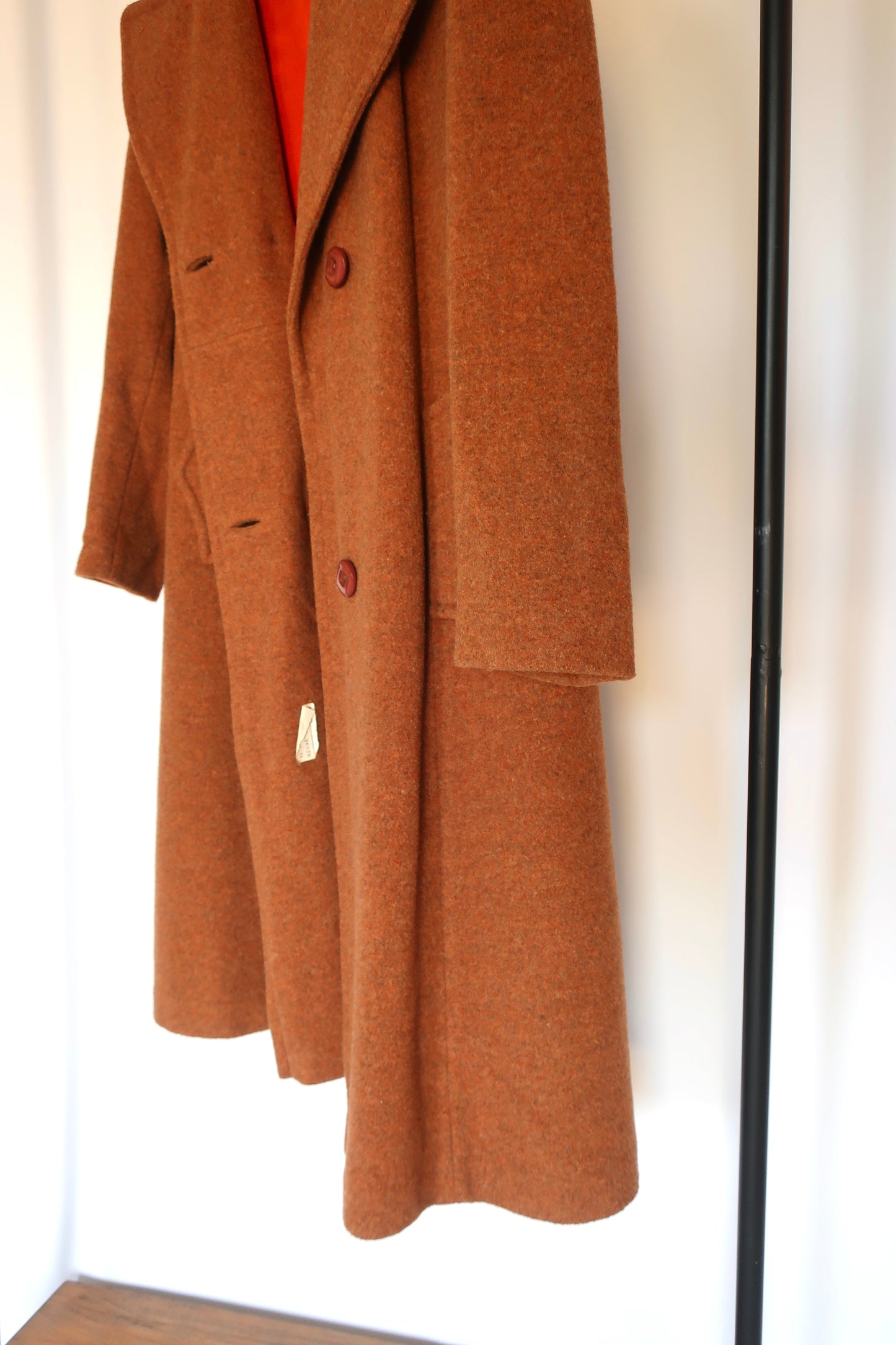 Amber Wool Trench Coat