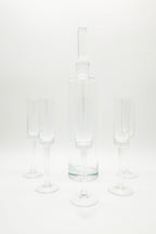 Clear Glass Decanter Set