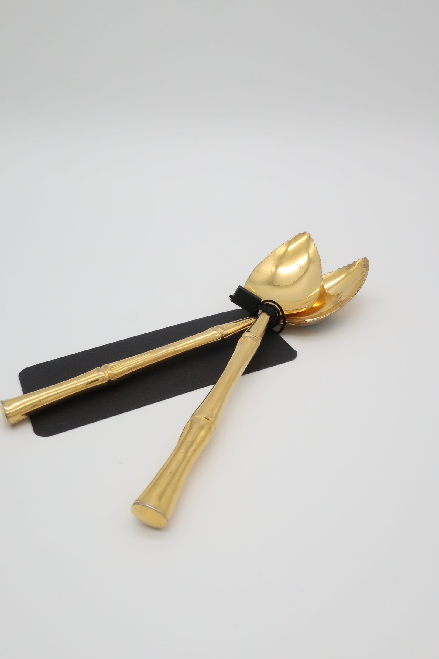 24k Gold Plated Bamboo Grapefruit Spoons