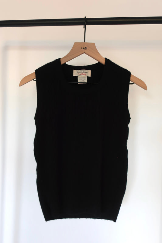 Neiman Marcus Black Cashmere Vest