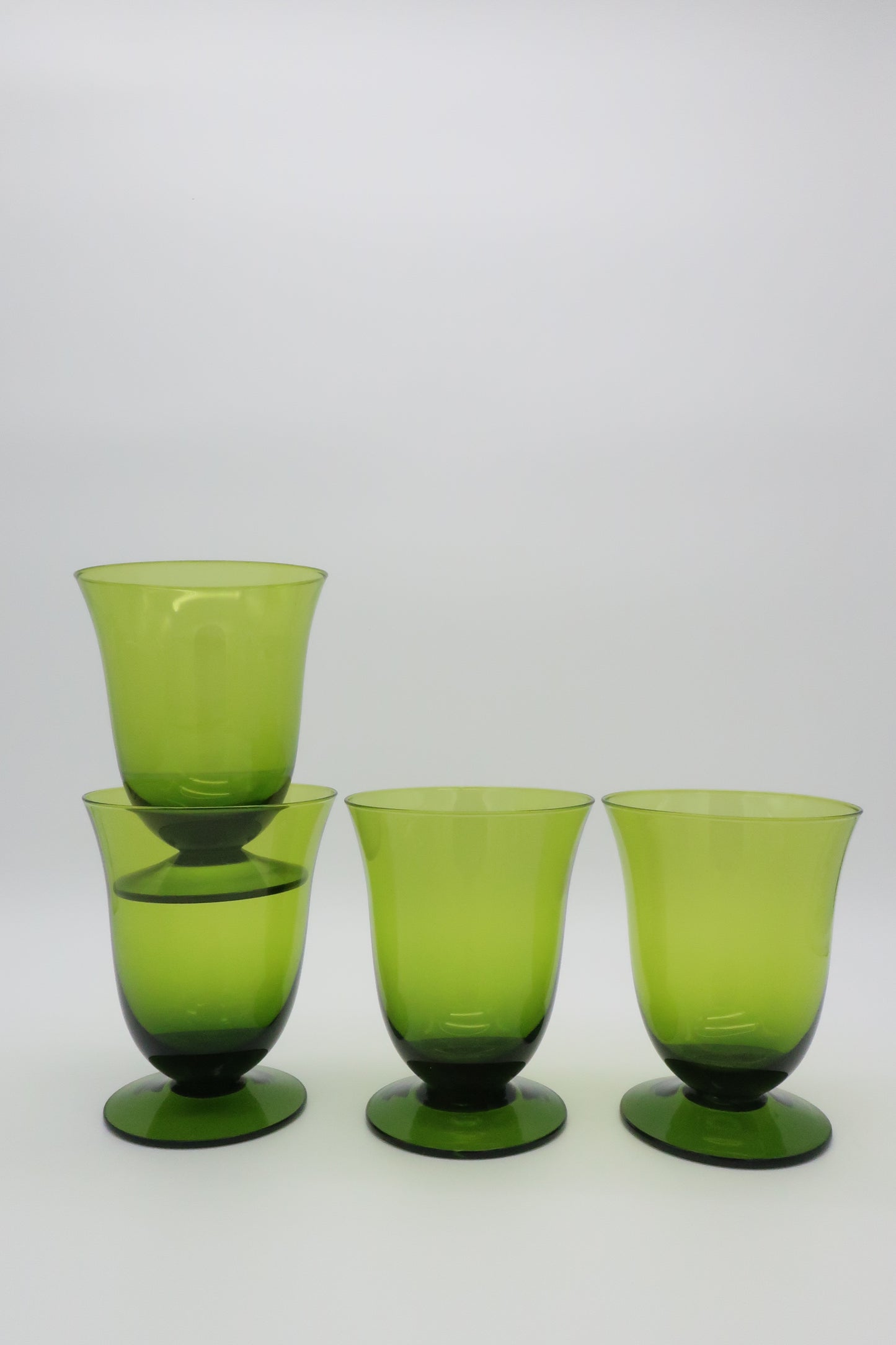 Green Lowball Tumblers