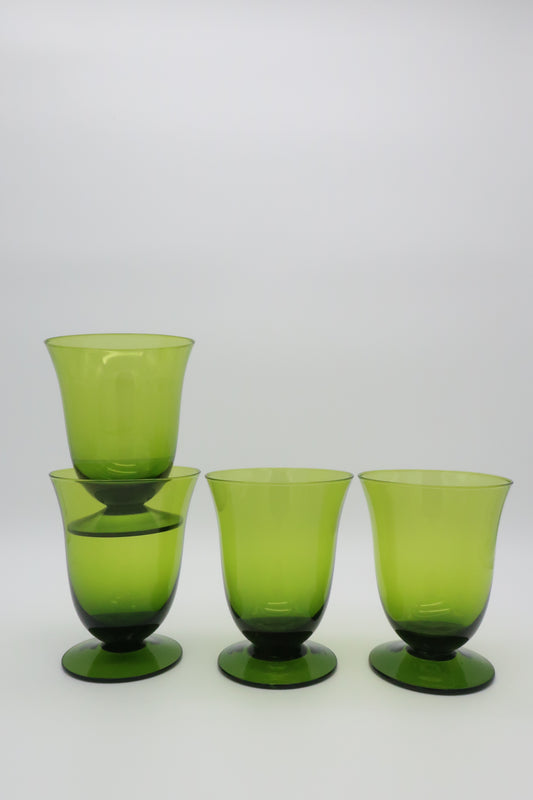 Green Lowball Tumblers
