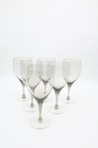 Smokey Grey Wine Glasses