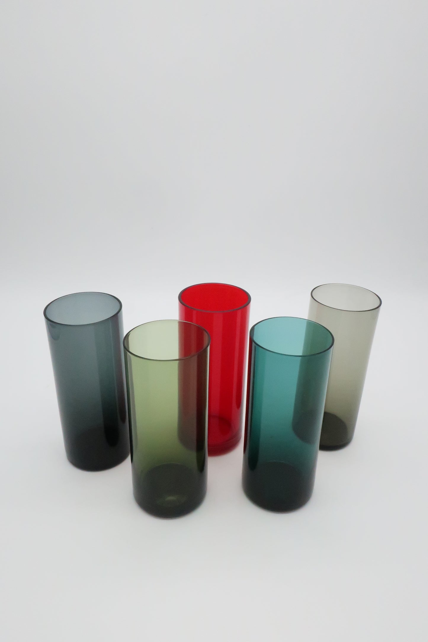 1970's Multi Colored Mini Tumblers