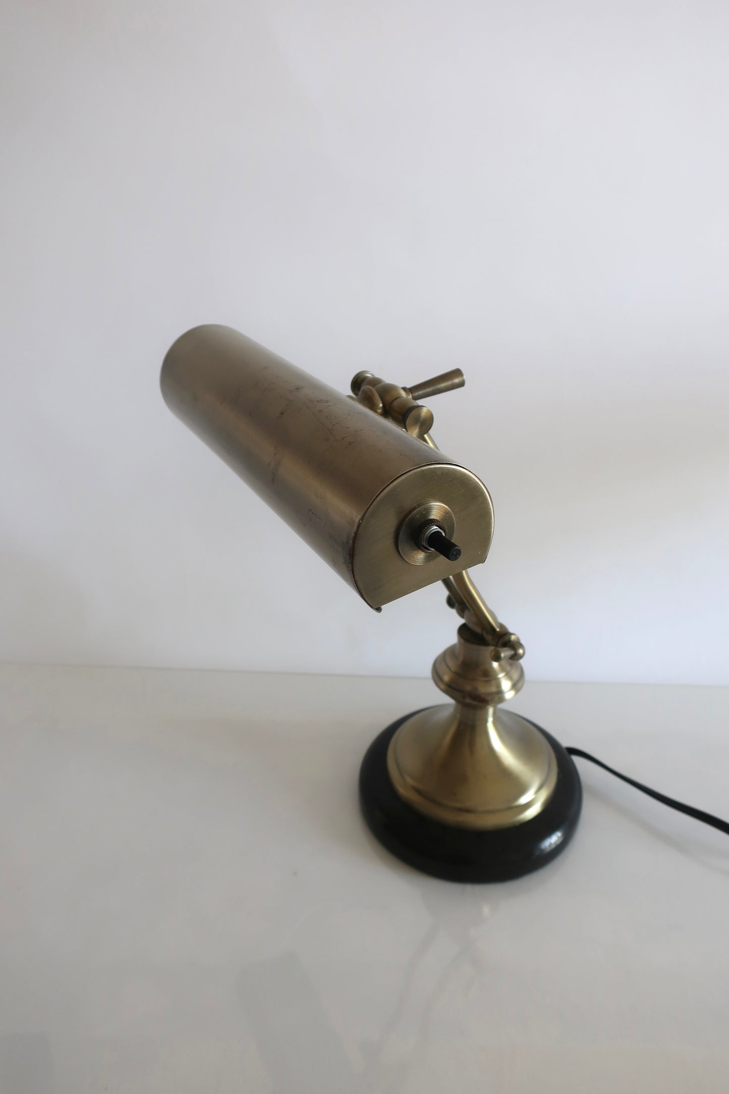 Brass Bankers Lamp