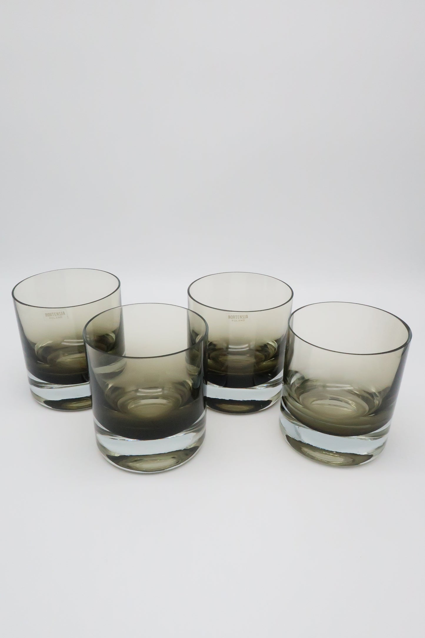 Hortensia Poland Brown Whiskey Glasses