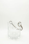 Clear Glass Ice Bucket